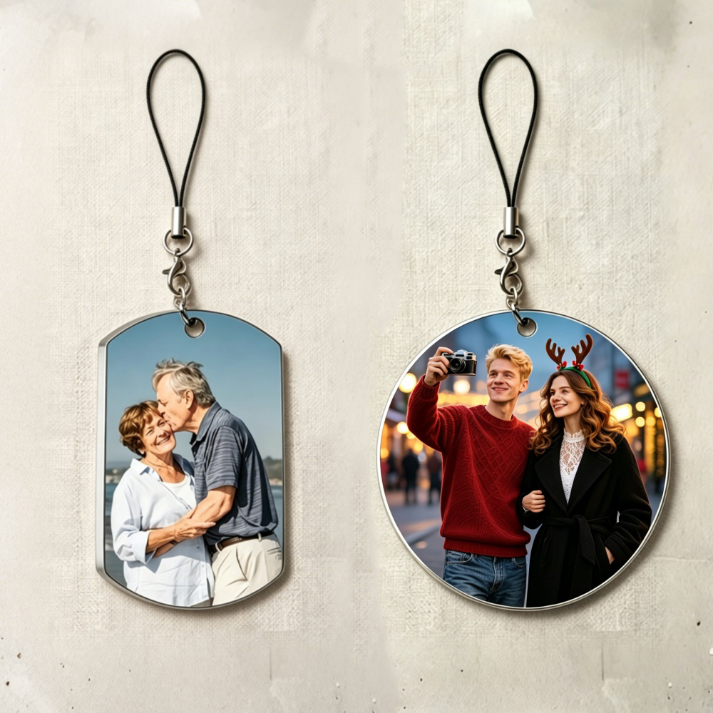 Crossfit Training - Personalized Acrylic Customized Pendant Keychain Couple