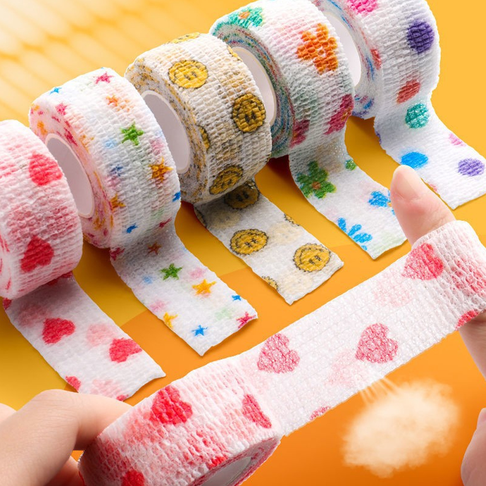 Finger Tape Athletic - 5Pcs/Lot 2.5cm Wide Colorful Athletic Wrap