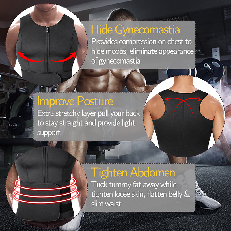 Men Neoprene Sauna Sweat Vest  - Crossfit Weight Vest recensione e prezzo