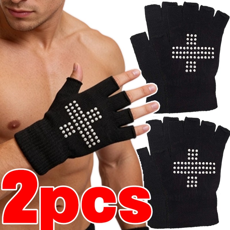 Half Finger Gloves Stretchy Li - Crossfit Gear Men recensione e prezzo