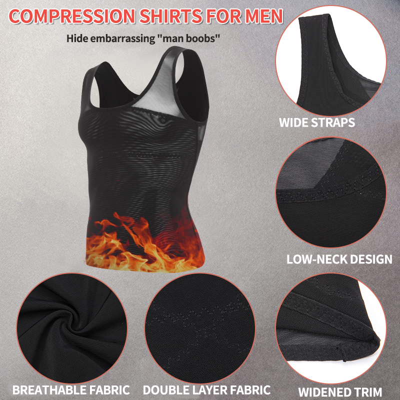 Men Shapewear Chest Compressio - Crossfit Weight Vest recensione e prezzo