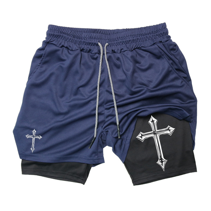 Cross Print 2-in-1 Workout Run - Crossfit Gear Men recensione e prezzo