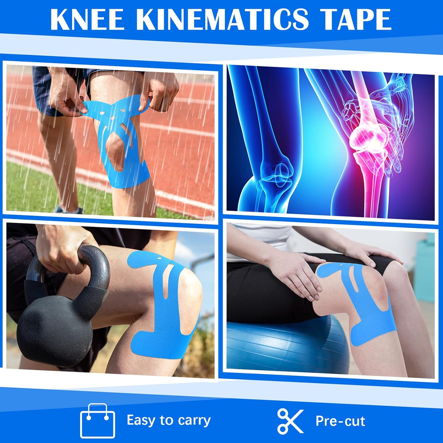 10PCS Precut Kinesiology Tape  - Finger Tape Athletic recensione e prezzo