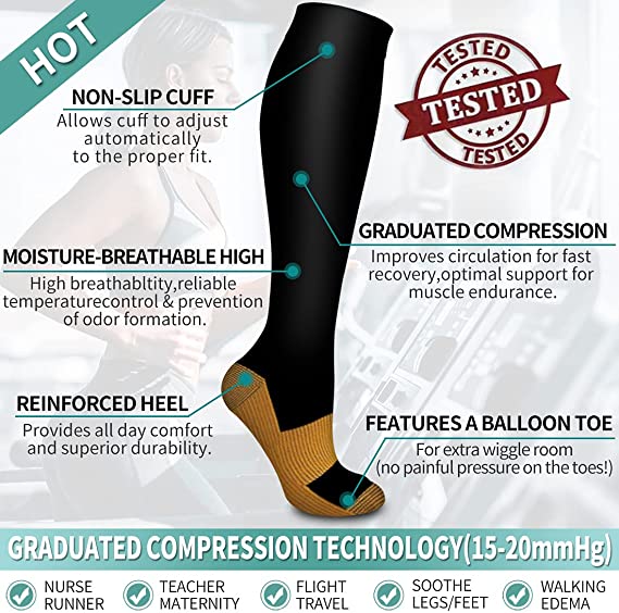 Size S-XXL Compression Socks M - Crossfit Training recensione e prezzo