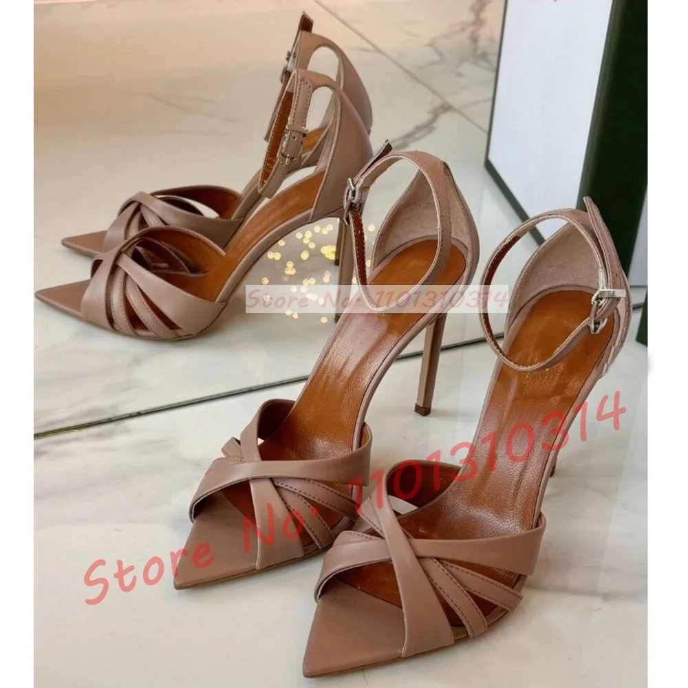 Nude Cross Strap High Heels Sa - Crossfit Ladies recensione e prezzo