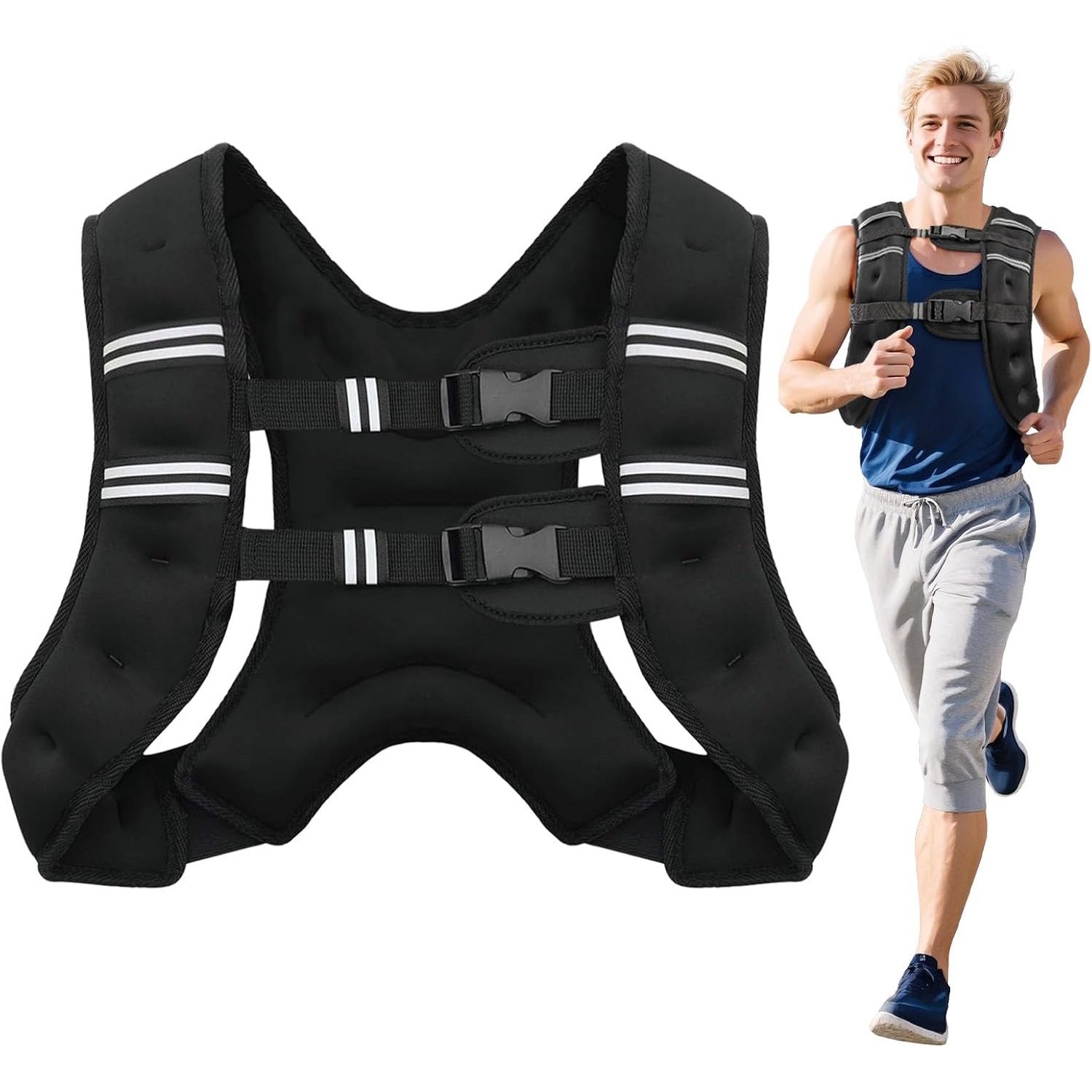 Weighted Vest with Reflective  - Crossfit Weight Vest recensione e prezzo